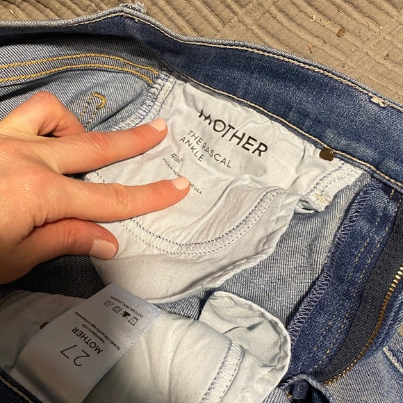 Mother Rascal Ankle in Wild!  Size 27. Very good used condition - super soft! - Picture 2 of 5